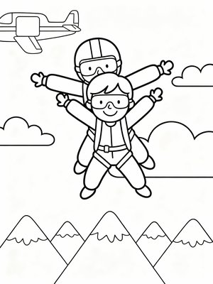 Preschool Simple - B&W