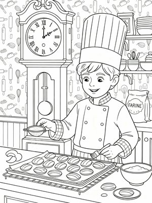 Classic Coloring Book - B&W