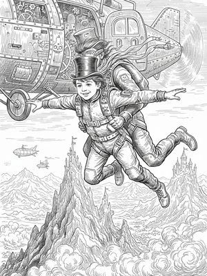 Victorian Illustration - B&W