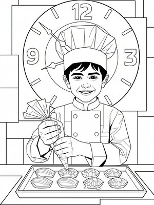 Cubist Painting - B&W