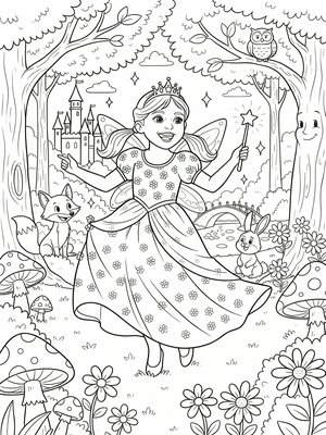 Classic Coloring Book coloring book sample
