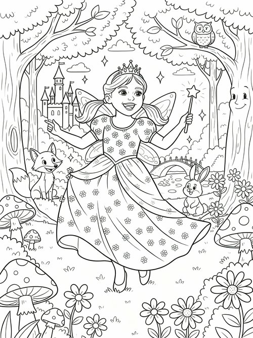 Classic Coloring Book - Coloring Book Sample