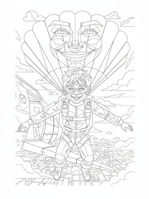 Cubist Painting - B&W