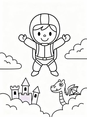 Preschool Simple - B&W