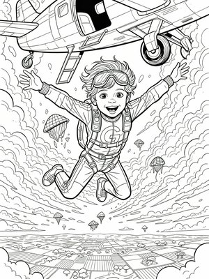 Classic Coloring Book - B&W