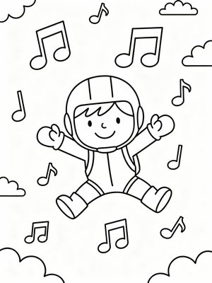 Preschool Simple - B&W