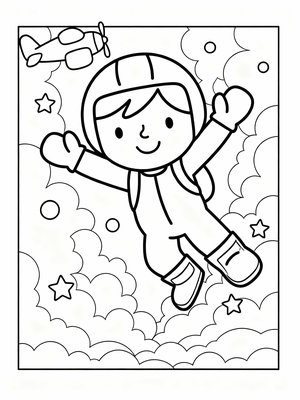 Preschool Simple - B&W