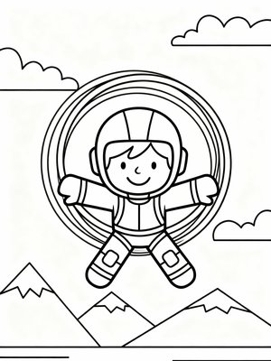 Preschool Simple - B&W