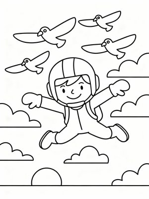 Preschool Simple - B&W