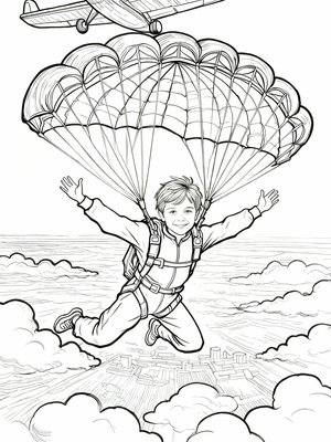 Impressionist Painting - B&W