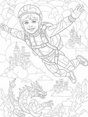 Cubist Painting - B&W