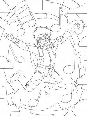 Cubist Painting - B&W