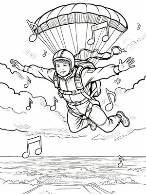 Impressionist Painting - B&W