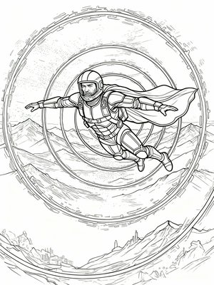 Impressionist Painting - B&W