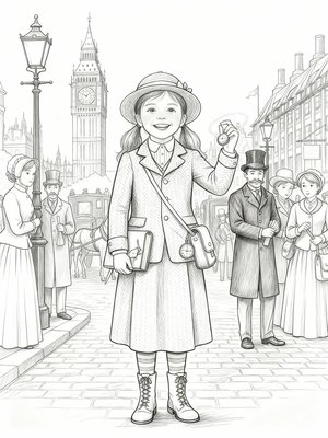 Gentle Pencil coloring book sample