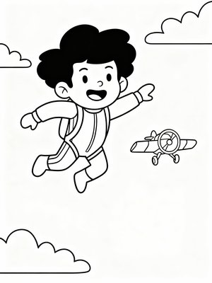 Preschool Simple - B&W