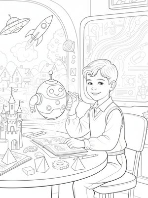 Vintage Storybook - B&W