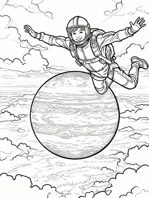 Impressionist Painting - B&W