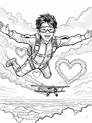 Impressionist Painting - B&W