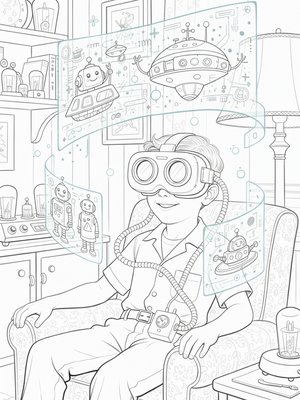 Vintage Storybook - B&W