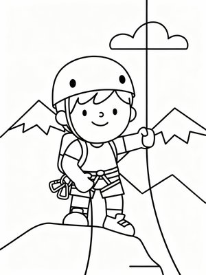 Preschool Simple - B&W