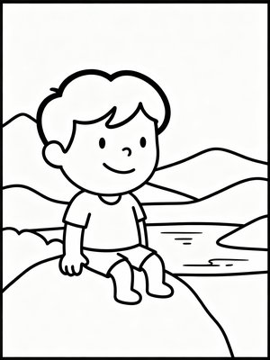 Preschool Simple - B&W