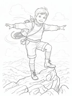 Vintage Storybook - B&W