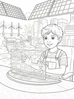 Classic Coloring Book - B&W