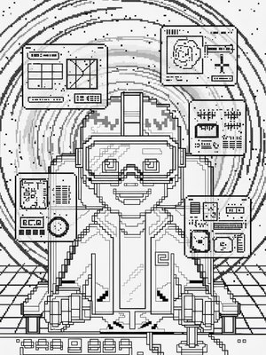 Pixel Art - B&W