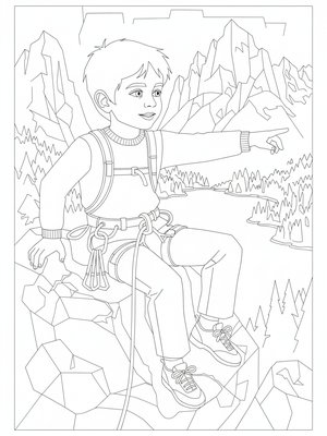 Cubist Painting - B&W