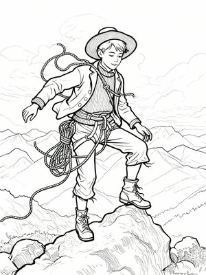 Impressionist Painting - B&W