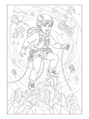 Cubist Painting - B&W