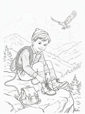 Vintage Storybook - B&W