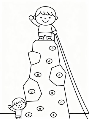 Preschool Simple - B&W