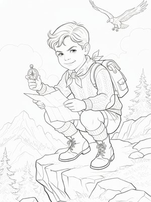 Vintage Storybook - B&W