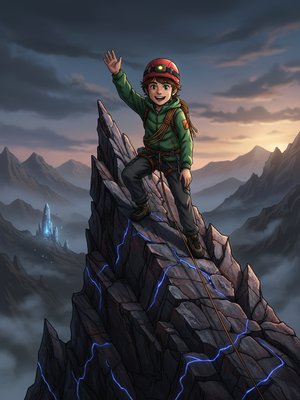 Georges' Gallant Alpine Glimpse 🌄