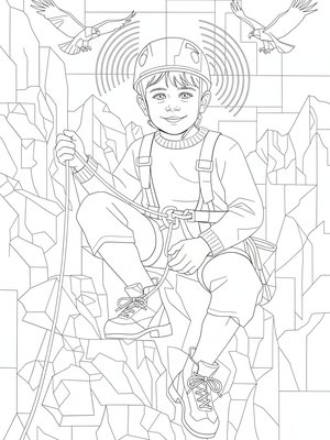 Cubist Painting - B&W