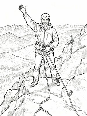 Impressionist Painting - B&W