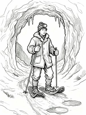 Impressionist Painting - B&W