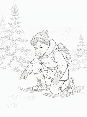 Vintage Storybook - B&W