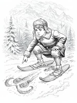 Victorian Illustration - B&W