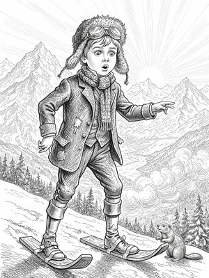 Victorian Illustration - B&W
