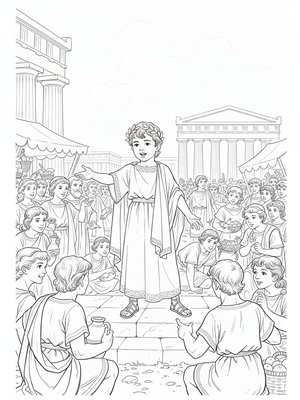 Vintage Storybook - B&W