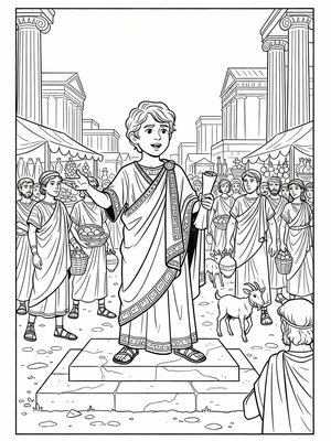 Classic Coloring Book - B&W