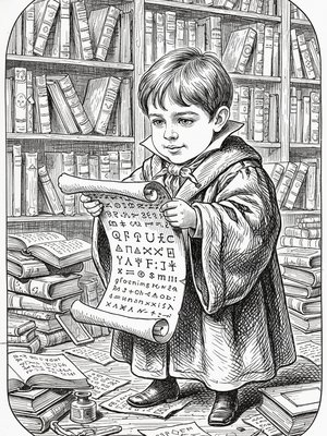 Victorian Illustration - B&W