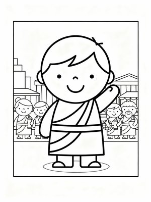 Preschool Simple - B&W