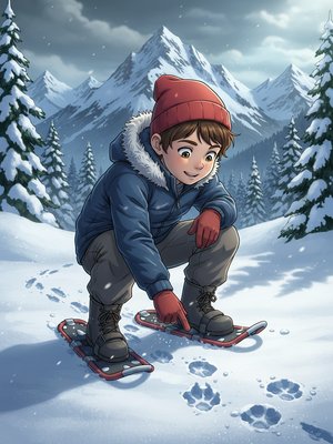 Georges' Frosty Footprints 🐾