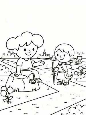 Preschool Simple - B&W