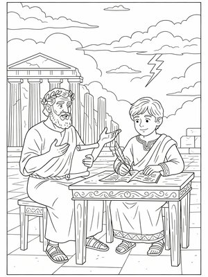 Classic Coloring Book - B&W