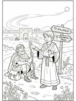 Classic Coloring Book - B&W